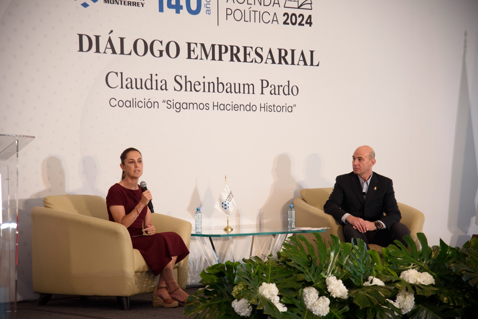 Claudia Sheinbaum se reúne con empresarios de Monterrey