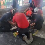 Interviene Protección Civil tras persona arrojarse a vías del metro en Cuauhtémoc