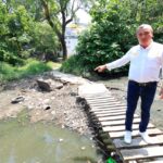 Héctor García promete acción contra la contaminación en arroyo Las Tortolitas