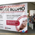 Centro de acopio en Escobedo recibe donativos para damnificados por «Alberto»