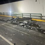 Cierre de Túnel de la Loma larga por desprendimiento provoca caos vial en la ciudad