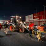 Realizan intervenciones nocturnas para reparar baches en Monterrey