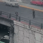 Ministeriales salvan a hombre de intento suicida en puente Gonzalitos
