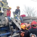 Accidente en Libramiento Noroeste moviliza a cuerpos de rescate en Nuevo León