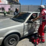 Accidente en calles de Monterrey moviliza a cuerpos de emergencia
