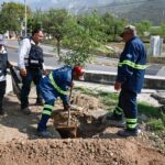 Reforesta San Pedro el parque La Retama con apoyo de empresa privada