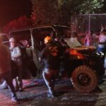Accidente de empresa turística Kongo moviliza a cuerpos de emergencia en Santiago, NL