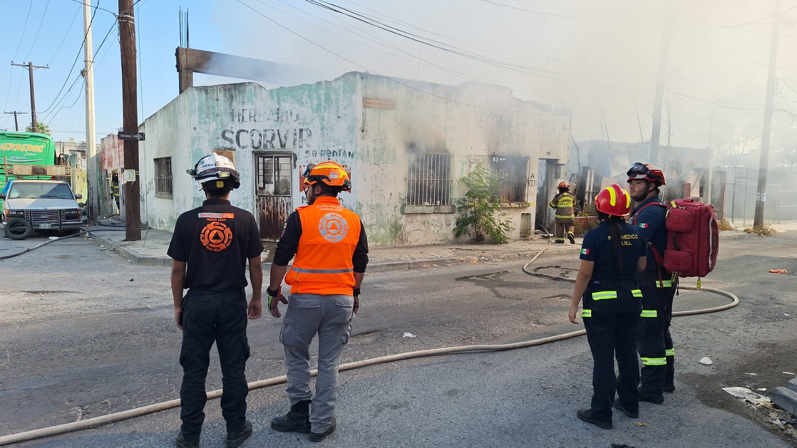 Se incendia casa abandonada en la colonia Industrial