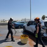 Choque en Casa Bella moviliza a Protección Civil de Nuevo León