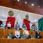 Guarda Congreso minuto de silencio por tres elementos de Fuerza Civil fallecidos en cumplimiento de su deber