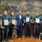 Santa Catarina reconoce a rescatistas K9 por su participación en labores de búsqueda en Venezuela