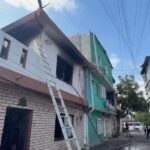 Incendio consume segunda planta de una papelería en Monterrey