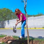 Más de 6.6 millones de árboles: Clara Luz Flores se suma a jornada nacional en Escobedo