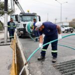 Refuerza San Pedro limpieza de rejillas y pluviales ante pronóstico de lluvias