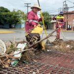 Activa Gobierno de Escobedo operativo de limpieza en alcantarillado y arroyos tras lluvias