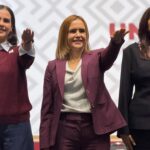 Clara Luz Flores toma protesta como coordinadora de Morena en Nuevo León