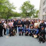 Aplica San Pedro Operativo Escuela Segura con binomios caninos en el Centro Escolar Gante